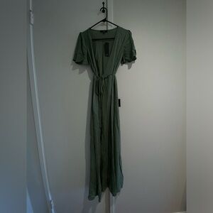 Wrap maxi dress